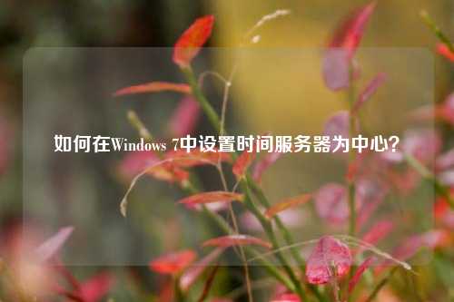 如何在Windows 7中設置時間服務器為中心？